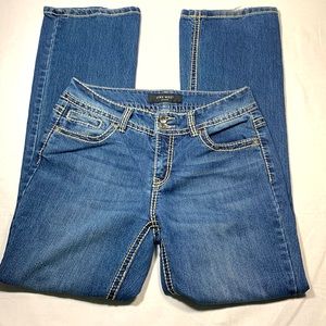 Nine West Annette Bootcut Jeans Embellished Womens Size 6